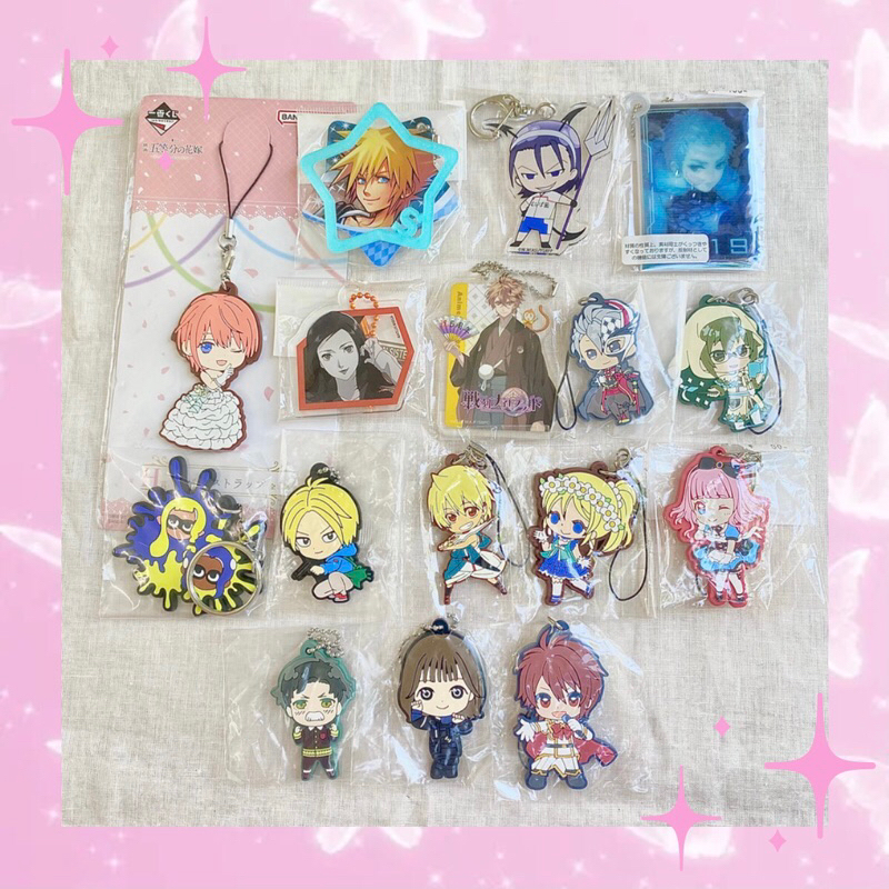 Móc khoá chính hãng nhiều fandom Anime