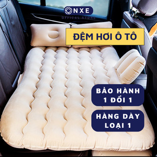 Đệm hơi ô tô 4 đến 7 chỗ nệm hơi ô tô cao cấp onxe loại sóng dày thích hợp ngủ trên ô tô đi picnic vải nhung êm ái