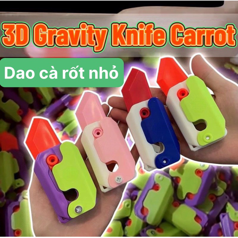 Dao cà rốt - đồ chơi in 3D