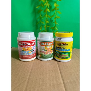 3 lọ phân bón lá growmore 6-30-30; 20-20-20; 30-10-10 cung cấp đủ dinh dưỡng dành cho hoa lan cây cảnh