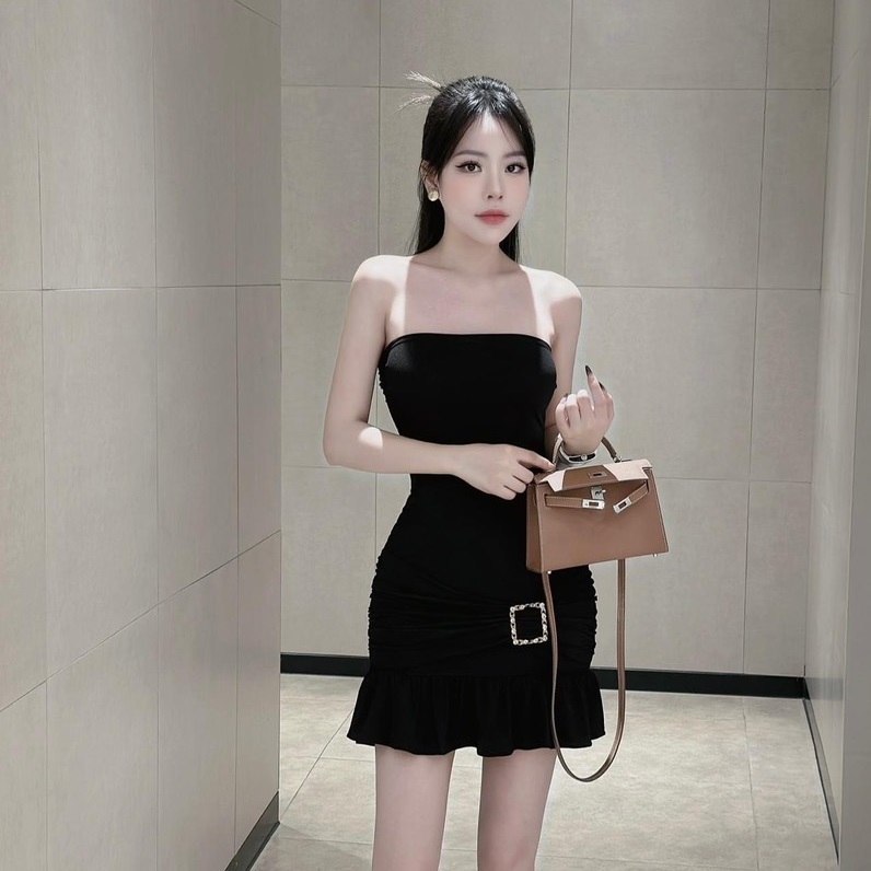 Đầm Cup Ngực Đuôi Cá Khoen (có mút ngực) 110423