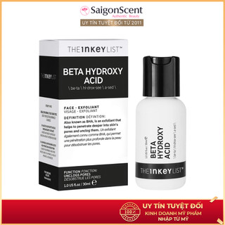 Tẩy tê bào chết The INKEY List Beta Hydroxy Acid Exfoliant 2% ( 30mL )