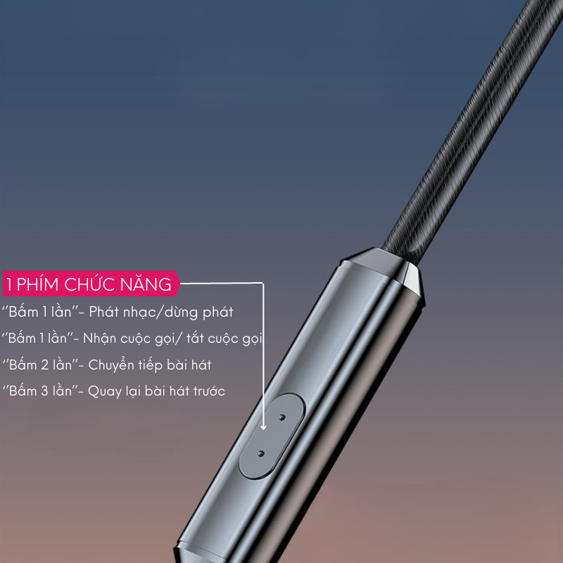 Tai nghe có dây REMAX RM-670 âm thanh HIFI chân dẹt dành cho IPh 7-14promax chống ồn, mic đàm thoại