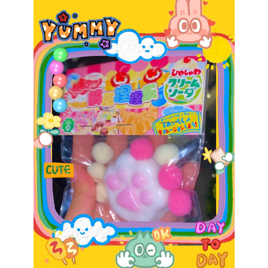 Squishy tay mèo shop Quỳnh Vịt bóp cực mịn dẻo đã tay giúp giảm stress