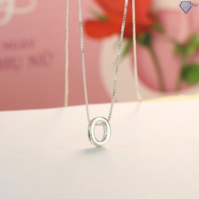 Dây chuyền nữ chữ O sang trọng DCN0402 - Trang Sức TNJ