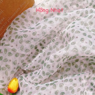 [XẢ HÀNG]🥑 VẢI VOAN TRÁI BƠ SIÊU CUTE 🥑