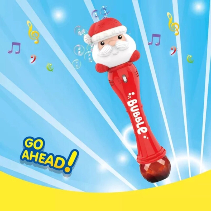 Đồ Chơi Ngoài Trời, Gậy Phun Bong Bóng hình Ông Già Noen, Quà tặng ý nghĩa