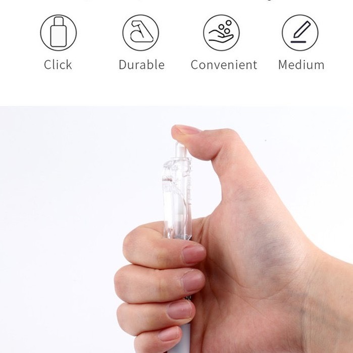 Bút bi nước dạng bấm baoke F35