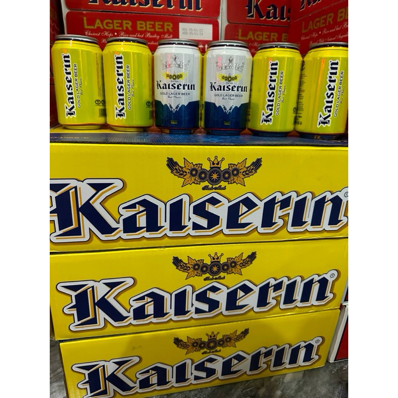 bia Đức Kaiserin gold lager. date thang 10/24