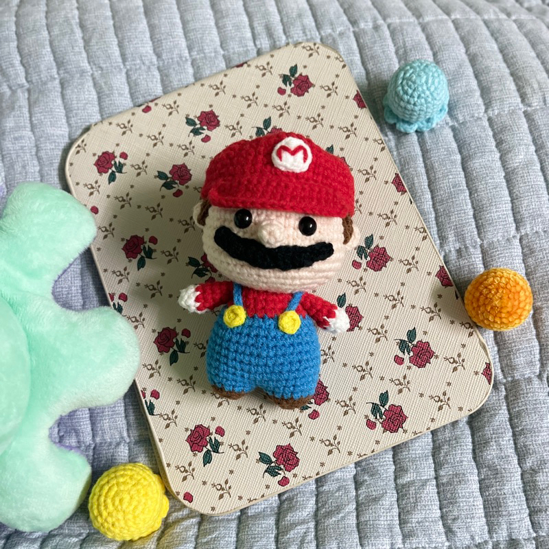 [Ling's crochet] Mario bằng len handmade