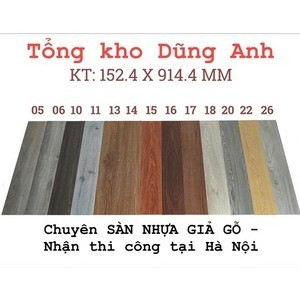 SÀN NHỰA GIẢ GÕ CÓ KEO DÁN SẴN DÀY 2mm, HÀNG CHẤT LƯỢNG CAO