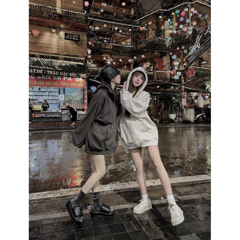 ÁO KHOÁC HOODIE THÊU XỊN