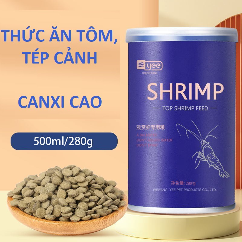 Thức ăn viên dành cho Tôm, Tép cảnh nước ngọt Chính hãng YEE