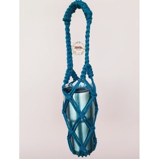 Túi đựng bình nước, bình giữ nhiệt handmade, Macrame
