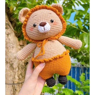 Gấu bánh mì bằng len - Gấu len handmade - quà tặng an toàn cho bé - quà tặng ý nghĩa