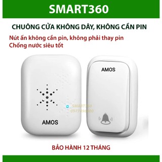 Chuông cửa không dây AMOS không cần PIN ( có mã giảm giá)