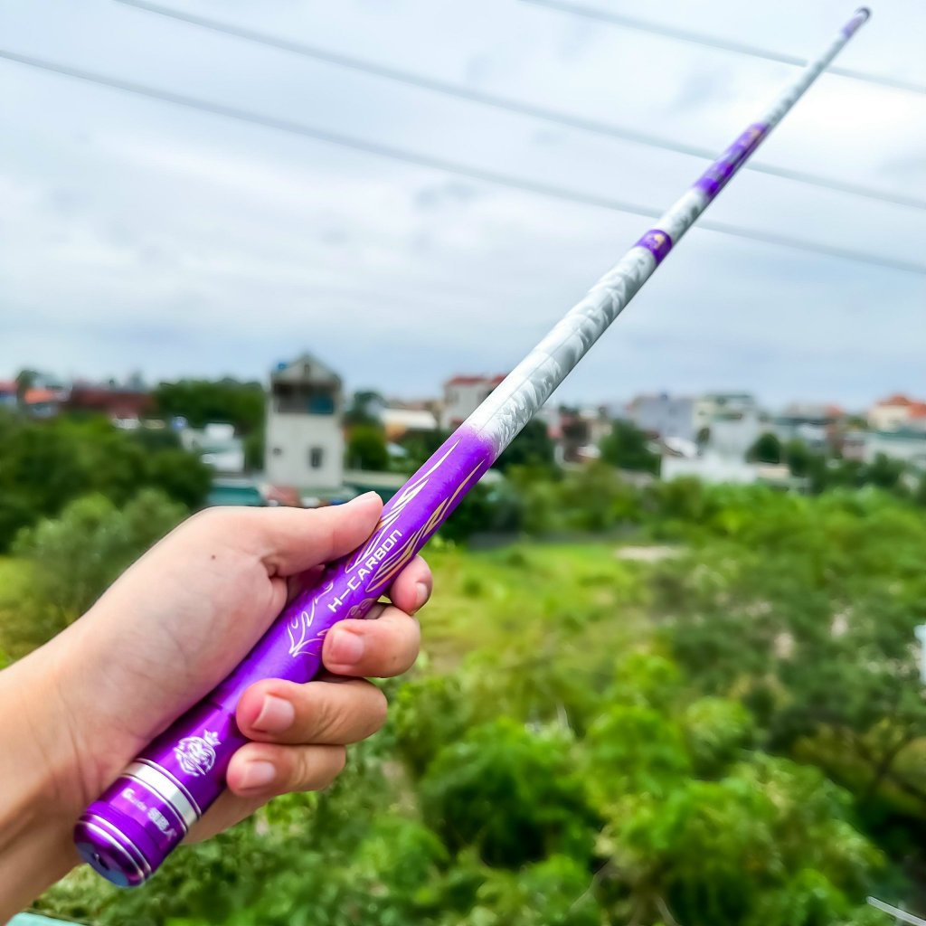 Cần câu tay Chiến Tầm F1 độ cứng 6H. Cần câu đơn đài giá rẻ chuyên rô chép. Hoàng Nam Fishing