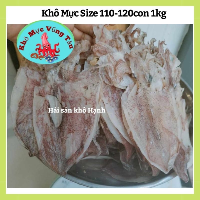 Mực Khô nhỏ,mực khô size nhỏ (110 -120con 1kg). Mực Khô to bằng 4 ngón tay