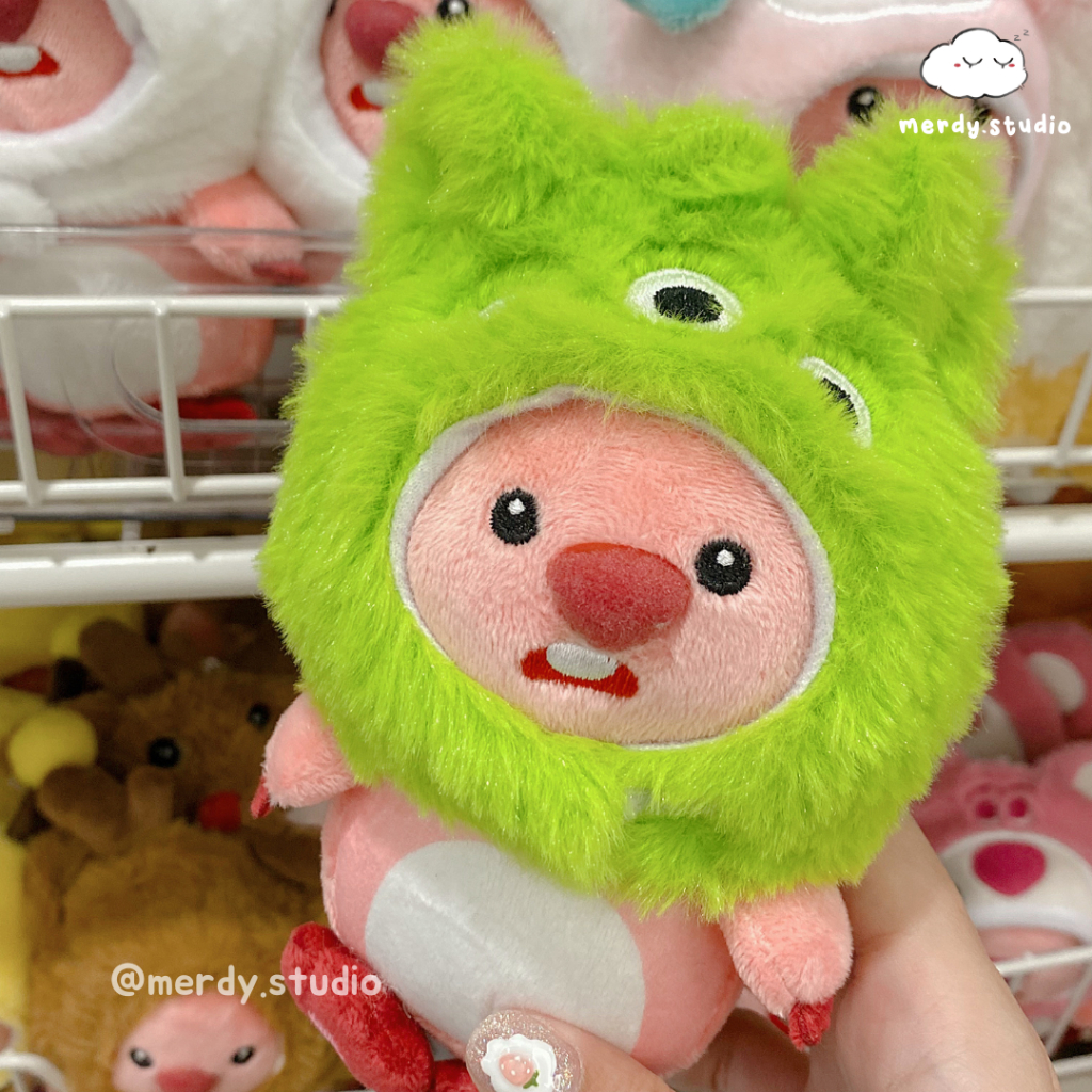 Móc khoá gấu bông hải ly Loopy mềm xinh thế hệ mới