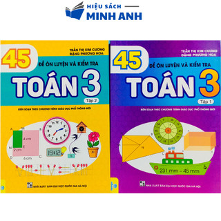 Sách - 45 đề ôn luyện và kiểm tra Toán 3