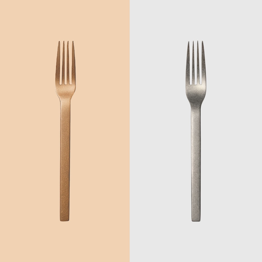 Bộ nĩa ăn tráng miệng ZWILLING Minimale bằng thép không gỉ 4 cái, màu rose gold