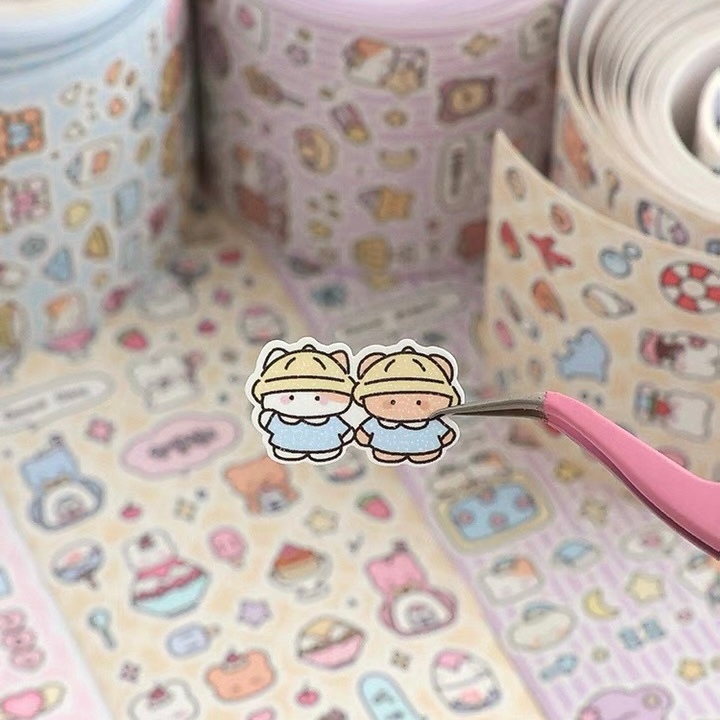 Cuộn 5 mét sticker Telado siêu nhiều hình dán