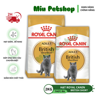 Hạt thức ăn cho mèo Royal Canin Britist 2kg