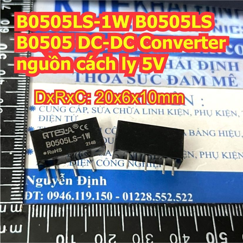 B0505S-1W B0505S B0505LS-1W B0505LS B0505 DC-DC Converter nguồn cách ly 5V kde1616