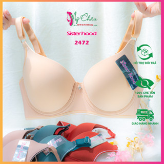 Áo ngực bigsize quả to,Che mỡ lưng mỡ nách,Sister hood 2472,Áo lót bigsize có gọng đệm mỏng,Bảng lưng to Mỹ Châu Shop