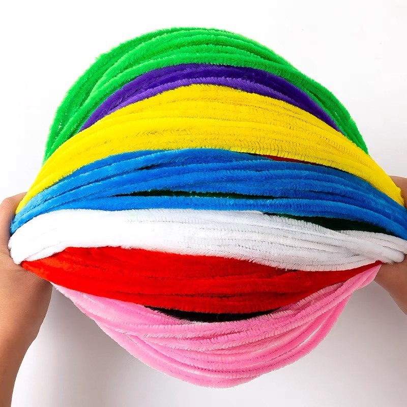 Kẽm nhung lông làm hoa, làm nụ tầm xuân trang trí, làm đồ hanmade ,set 100 sợi nhiều màu dễ lựa chọn