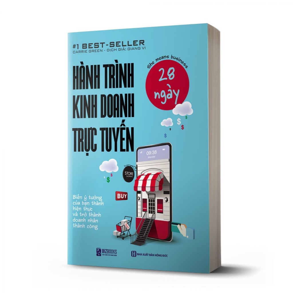 Sách Hành trình kinh doanh trực tuyến 28 ngày - She means business