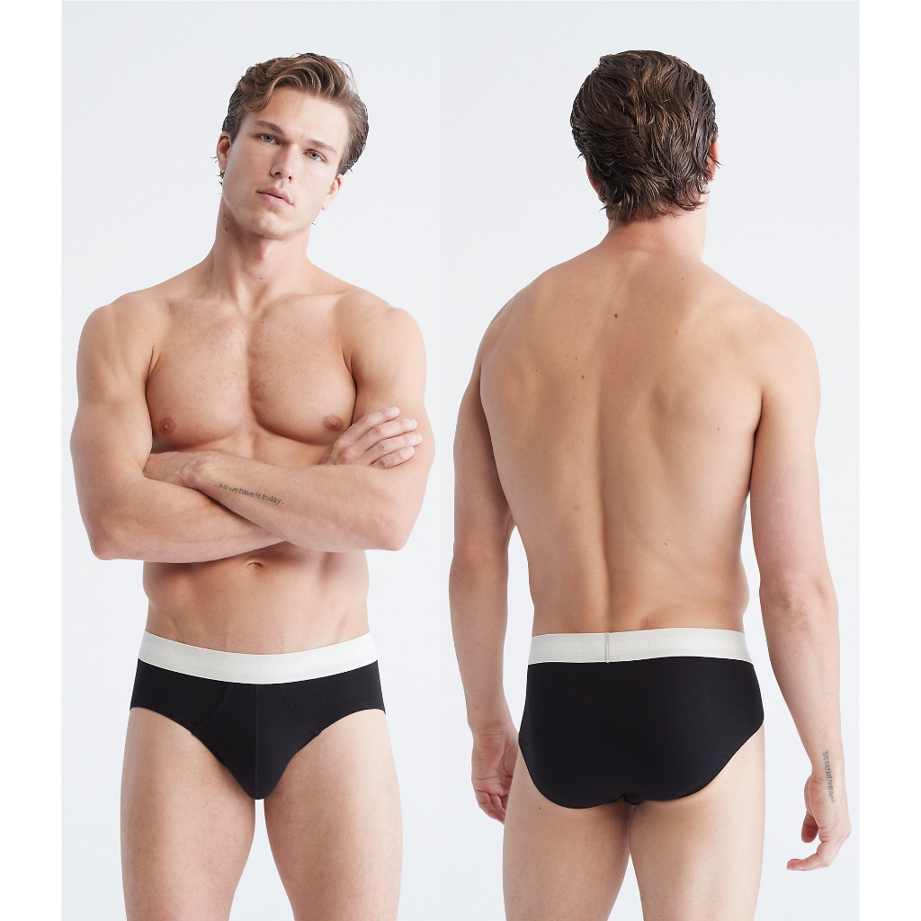 Chính hãng Mỹ - CK.B04 S Quần lót nam CK Calvin Klein Cotton Stretch Hip Brief tam giác