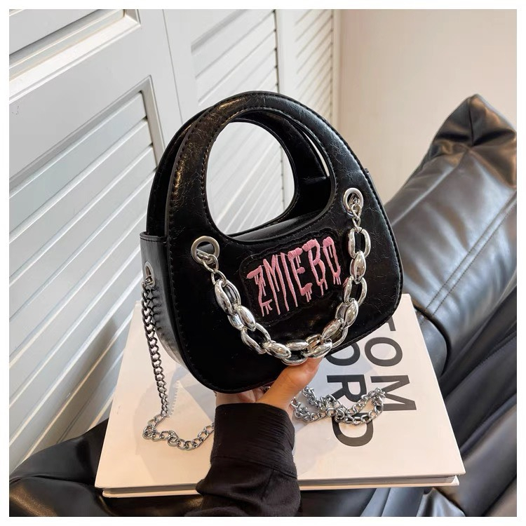 Túi xách tay, túi xách đeo chéo nữ ZMIEBO cá tính năng động phong cách có dây xích đeo chéo TX218