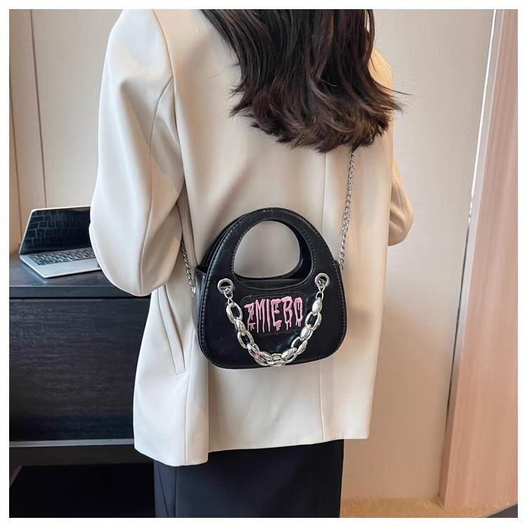 Túi xách tay, túi xách đeo chéo nữ ZMIEBO cá tính năng động phong cách có dây xích đeo chéo TX218