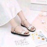 Dép lê nữ + sandal ngang quai kim tuyến có quai hậu thời trang cực hot