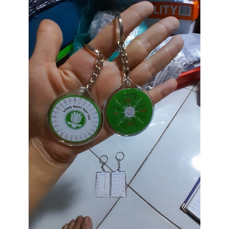 móc khóa mật thư