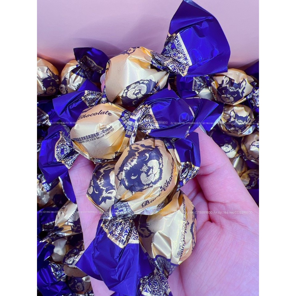 Kẹo Chocolate Xoắn Hai Đầu Đủ Màu Sắc Thơm Ngon