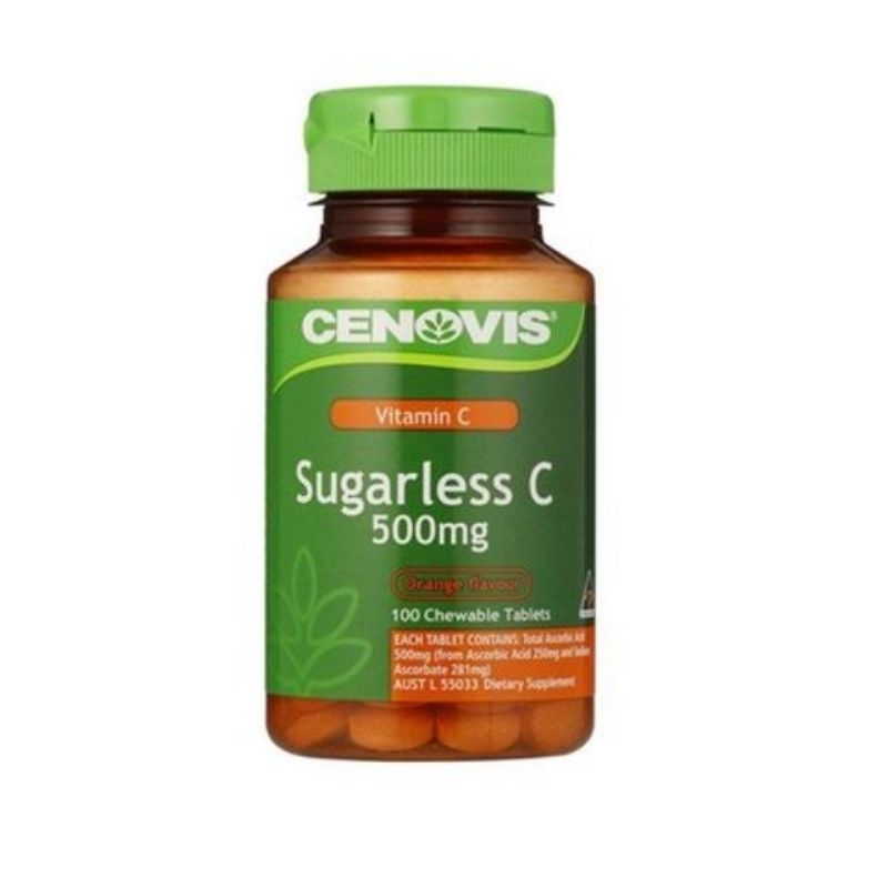 Viên nhai Vitamin C Cenovis 500mg không đường 100v