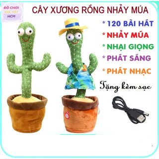 Xương rồng nhảy múa biết nói nhảy cute, cây xương rồng phát nhạc cây - biết nhái giọng,nhảy múa, chậu xương rồng cute có