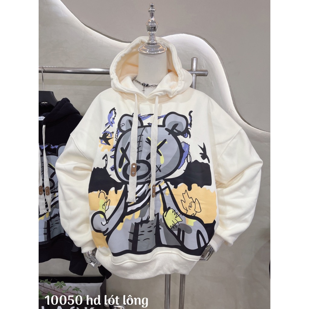 Áo hoodie nỉ dày lót lông Nam Nữ