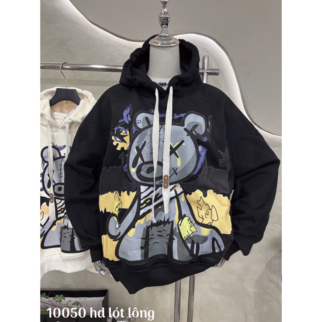 Áo hoodie nỉ dày lót lông Nam Nữ