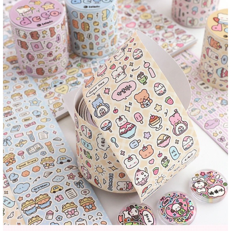 Cuộn 5 mét sticker Telado siêu nhiều hình dán