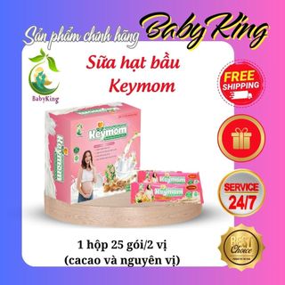 Sữa hạt bầu siêu dinh dưỡng KEYMOM 500g cung cấp dinh dưỡng với 39 loại hạt