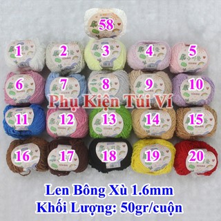 Len Bông Xù 1.6mm -28k/cuộn 50g