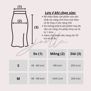 Chân váy lụa đuôi cá dáng dài | C01