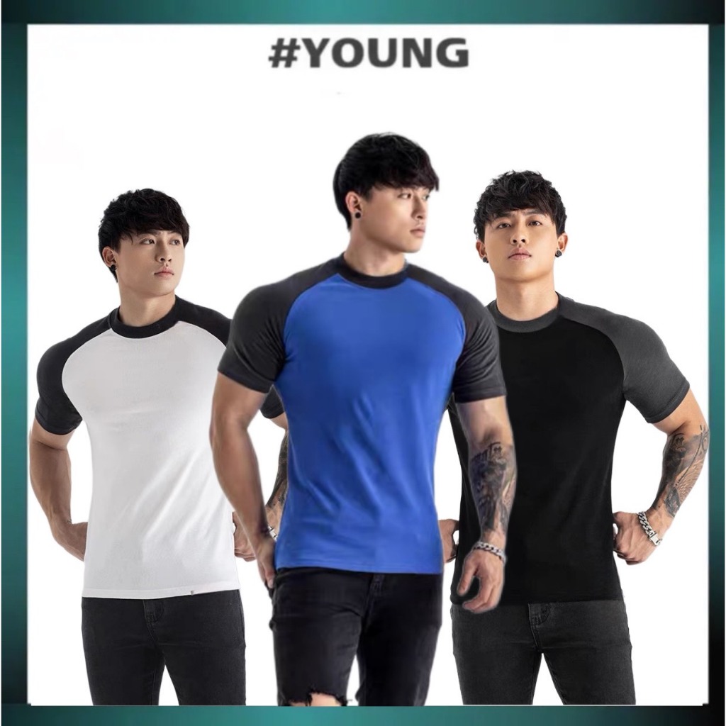 Áo Thun Body Phối Tương Phản - Chất Liệu Cotton Thoáng Mát