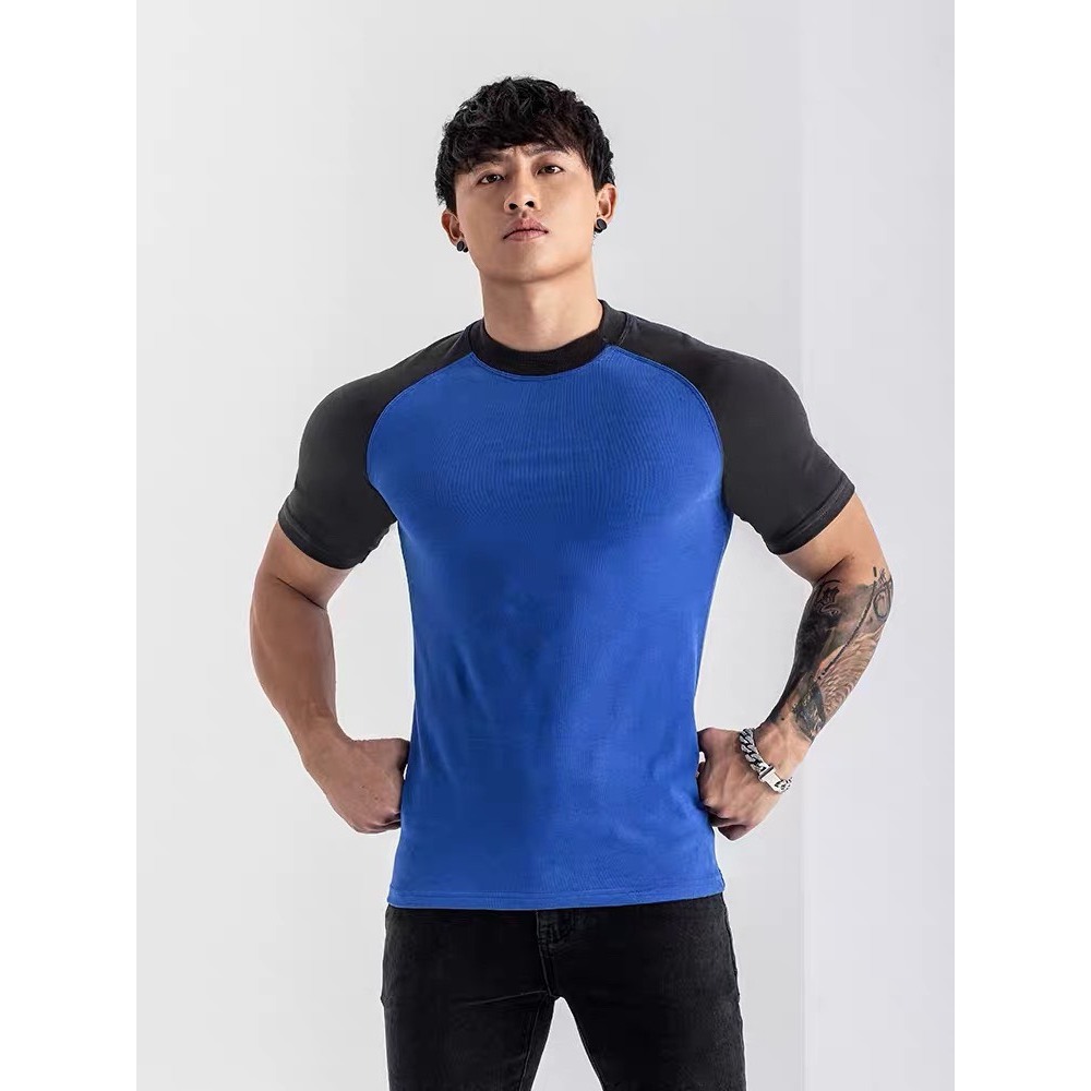 Áo Thun Body Phối Tương Phản - Chất Liệu Cotton Thoáng Mát