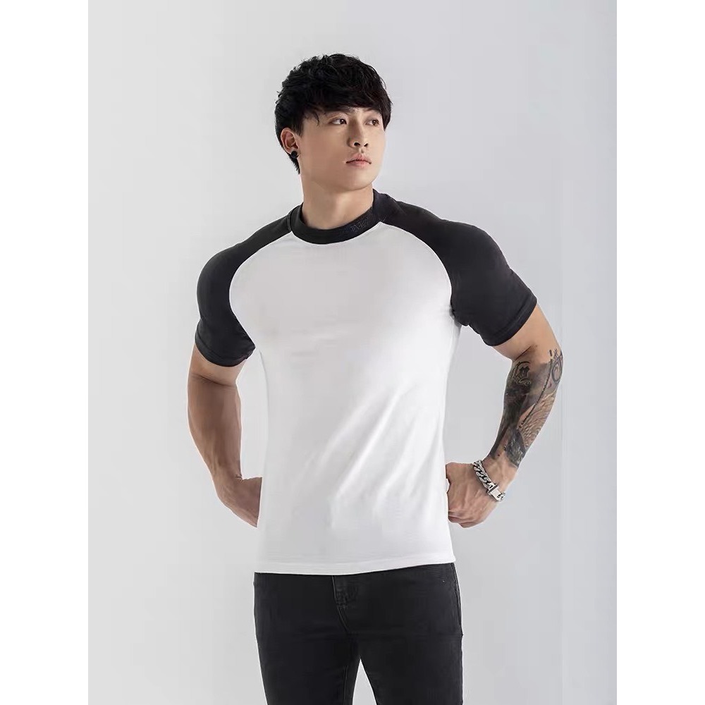 Áo Thun Body Phối Tương Phản - Chất Liệu Cotton Thoáng Mát