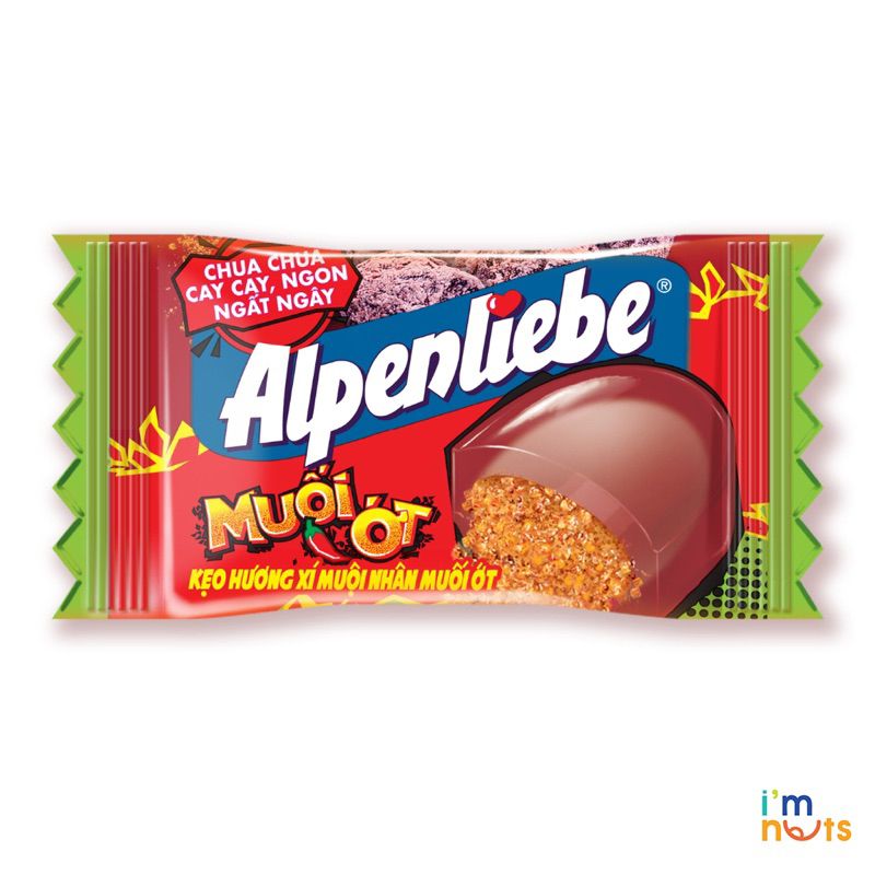 Kẹo Alpenliebe hương xí muội nhân muối ớt túi 84g