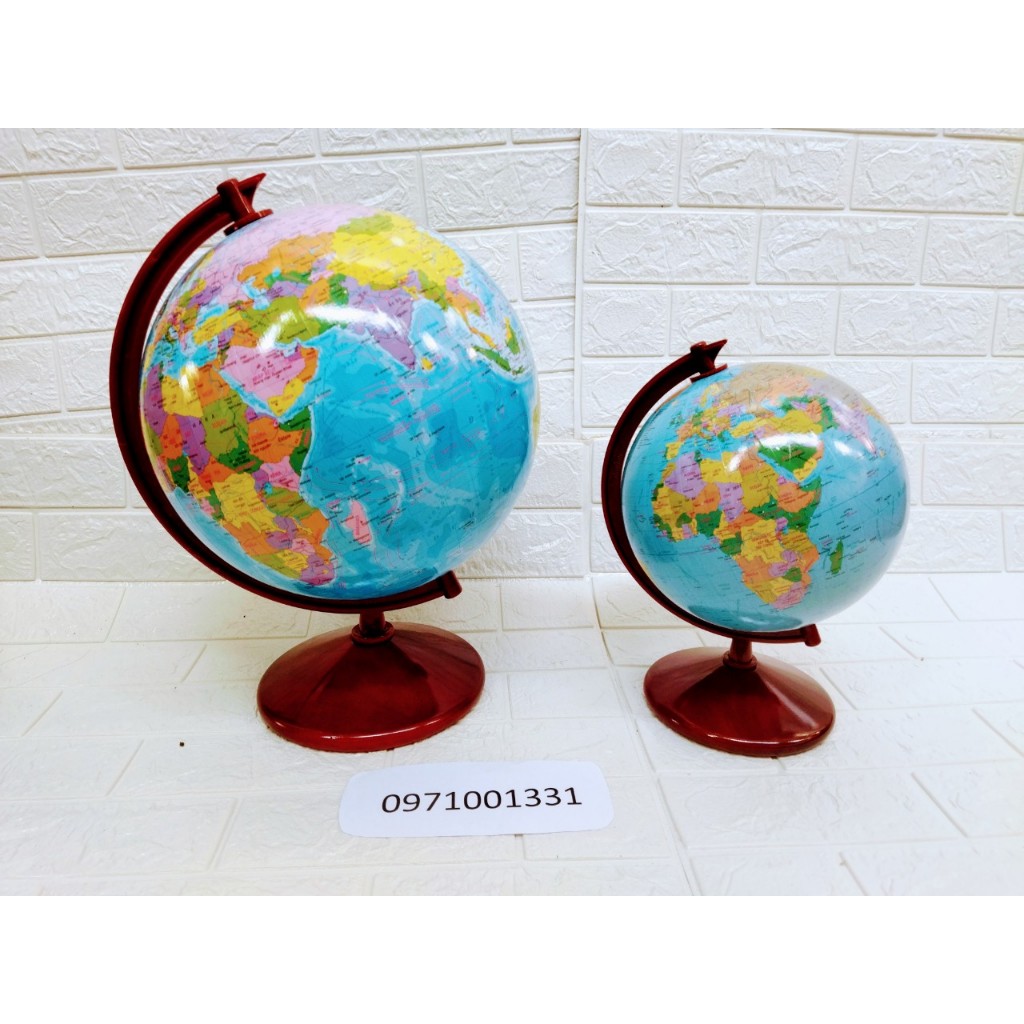 Mô hình quả cầu 22 phiên bản tiếng anh và tiếng việt